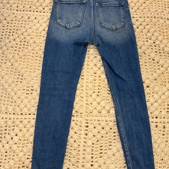 Distressed Blue Women's Jeans - Picture 10 of 11